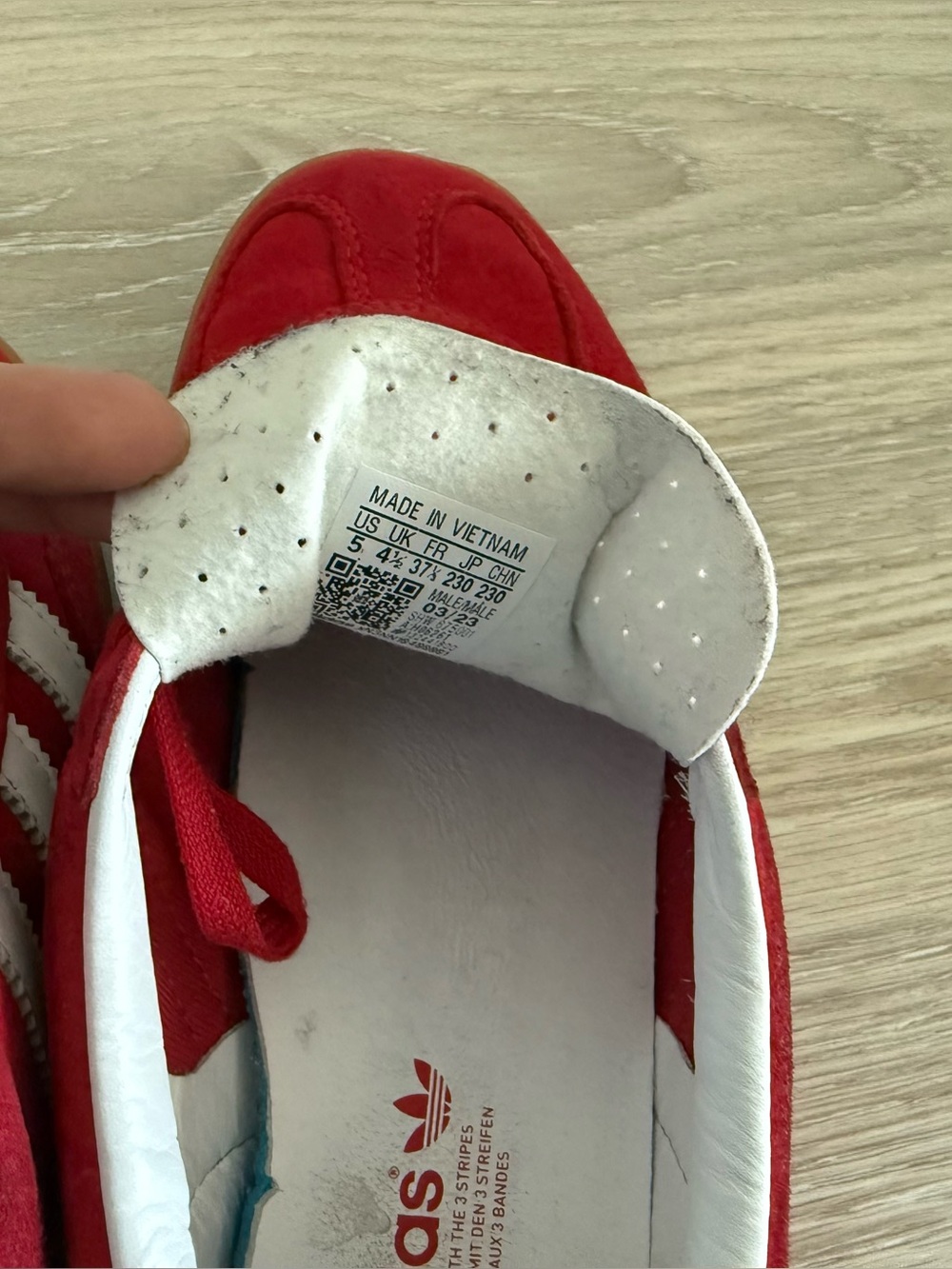 Adidas Gazelle Indoor In Scarlet - image 4